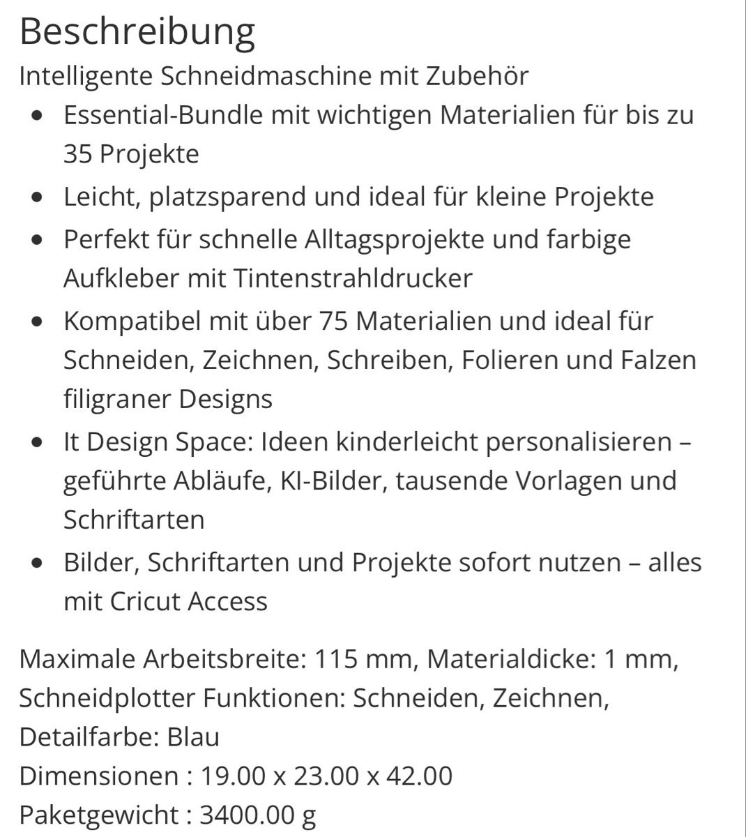 Alle Maschinen: Cricut Joy2 - das essential-Bundle + Folientransfer Adapter  – Neu (gemäss Beschreibung) aus Zürich von Sunset69 2