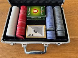 Poker Koffer aus Aluminium (Texas Hold'em)