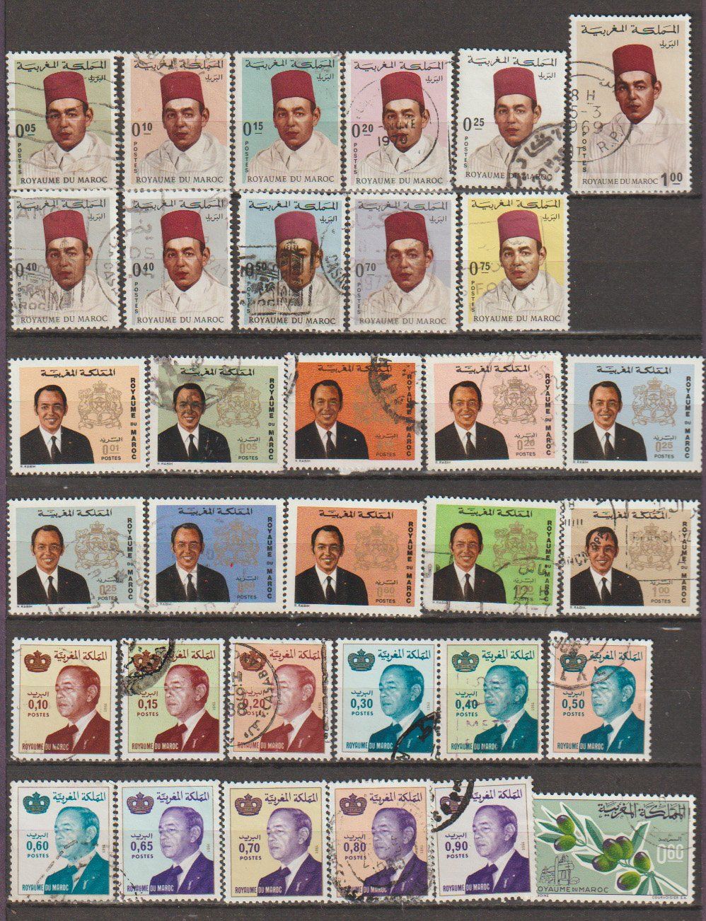 Alle Briefmarken: Maroc, divers millésimes, bon état – Gebraucht aus Crans-Montana von kira56