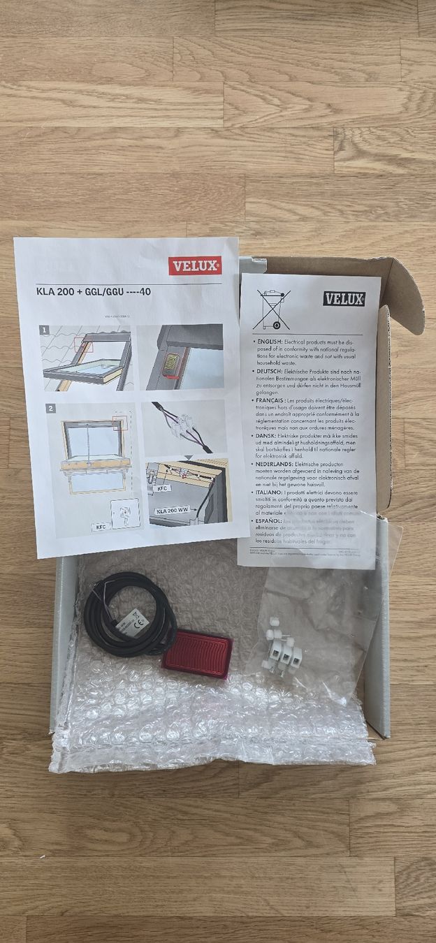 Componenti elettronici: Regensensor Velux KLA 200 WW – Nuovo (secondo la descrizione) da Romanshorn venduto da Elektriker-shop