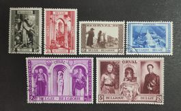 Belgien 1939, ORVAL Satz gestempelt