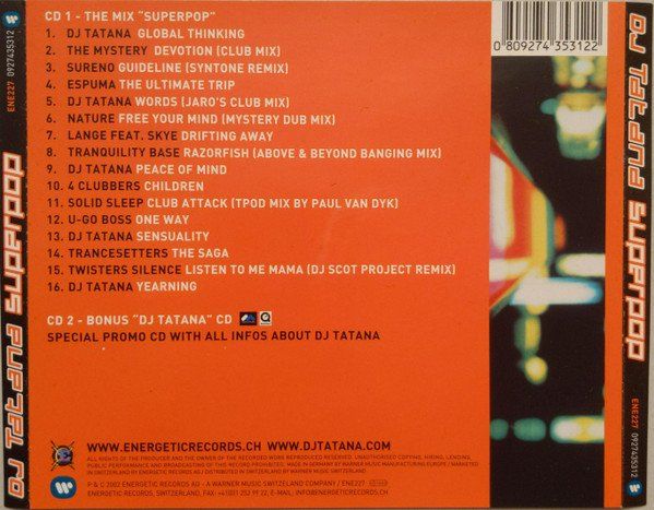 CDs: CD DJ Tatana - Superpop (2002) – Gebraucht aus Möriken AG von mineralia 1