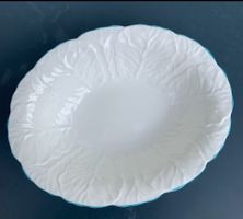 Superbe plat WEDGEWOOD COUNTRYWARE ovale feuilles de choux