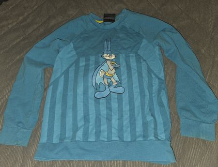 Cooler Bugs Bunny Batman Pullover für Kinder, Grösse 134