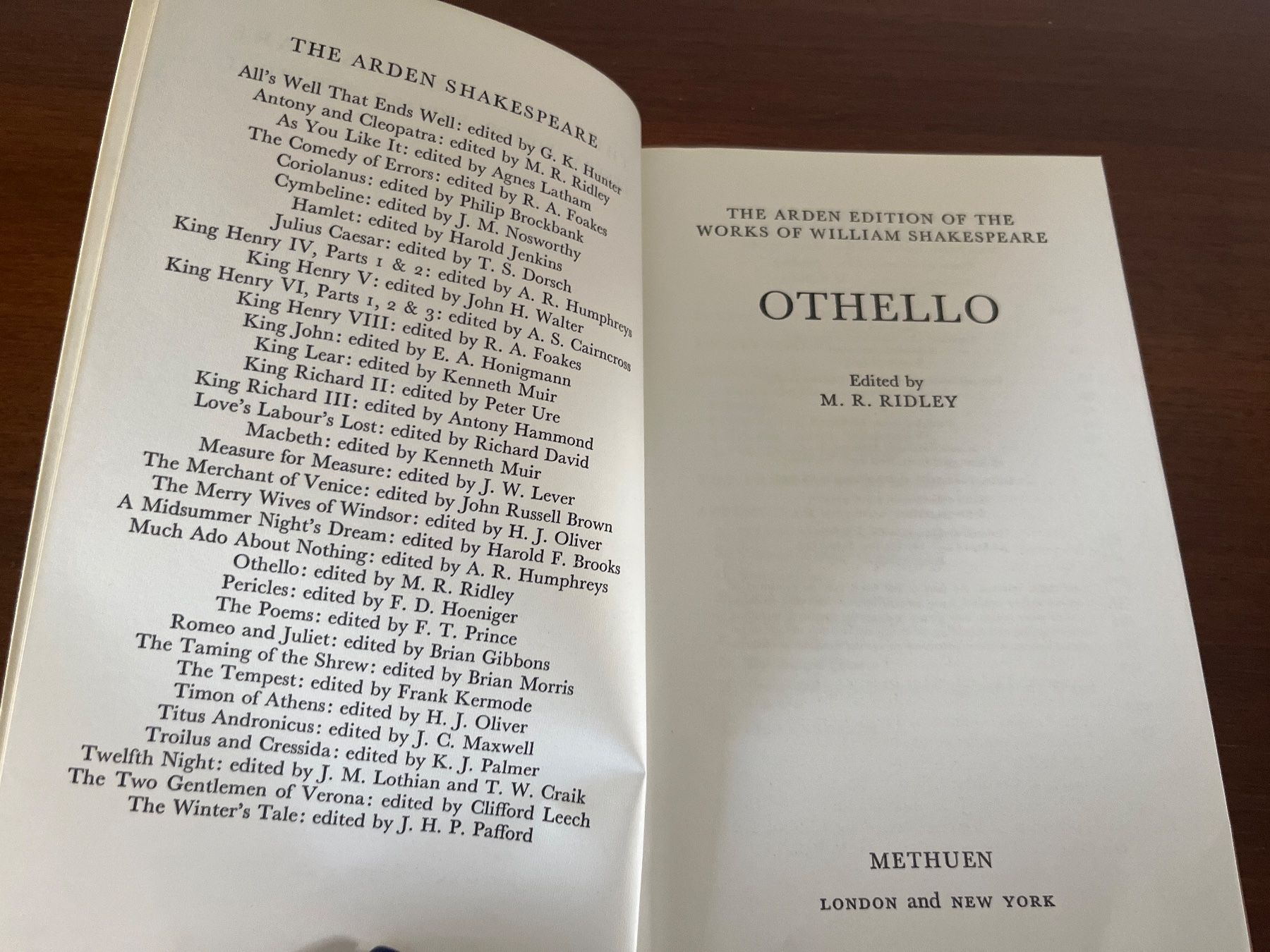 Libri: Buch - Othello, The Arden Shakespeare , englisch – Usato da Luzern venduto da Jiggy_8898 5