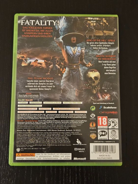 Mortal Kombat (Xbox 360) | Kaufen auf Ricardo