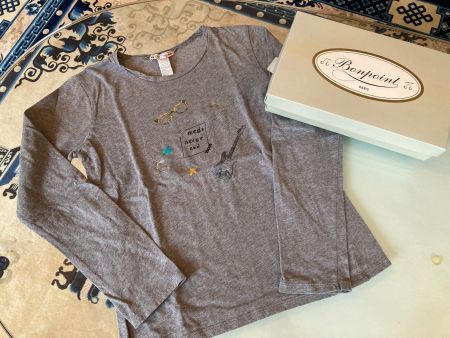 BONPOINT SHIRT LANGARM, GR. 12 J., SO SÜSS!