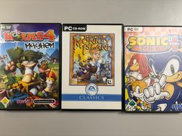 Worms 4, Monkey Island & Sonic - PC Games Klassiker