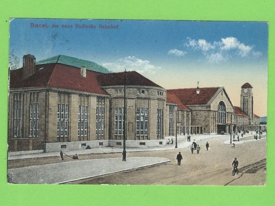 Cartoline postali: Basel, der neue Badische Bahnhof – Usato da Zürich venduto da t24_de