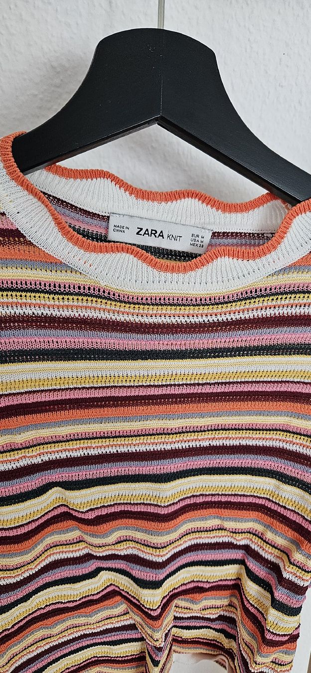 Zara Maglioni & Felpe: Zara Knit Pullover gestreift mehrfarbig Grösse M – Usato da Rombach venduto da ThriftBetter 3
