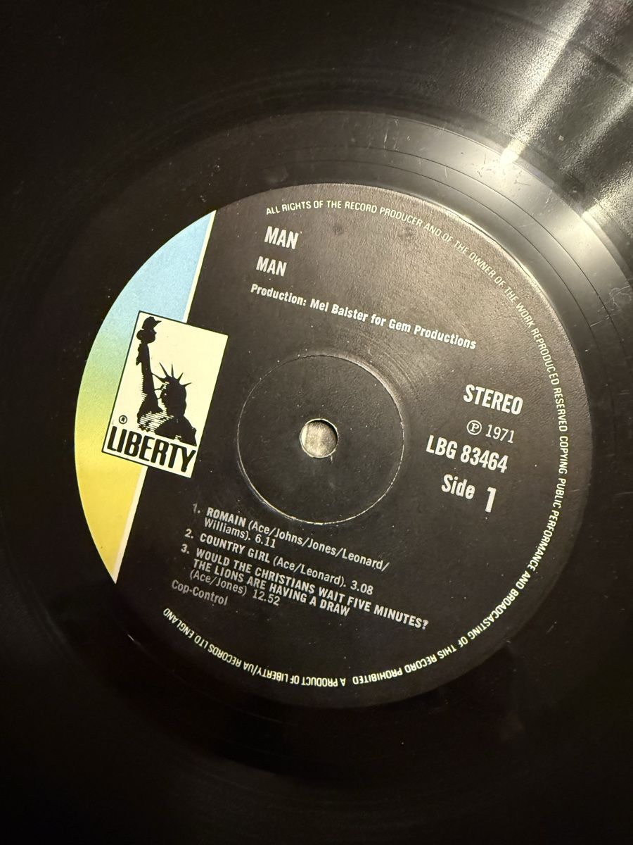 Dischi in vinile: MAN - Man LP - Seltene Vinyl Schallplatte – Usato da Goldach venduto da Messerguru 5