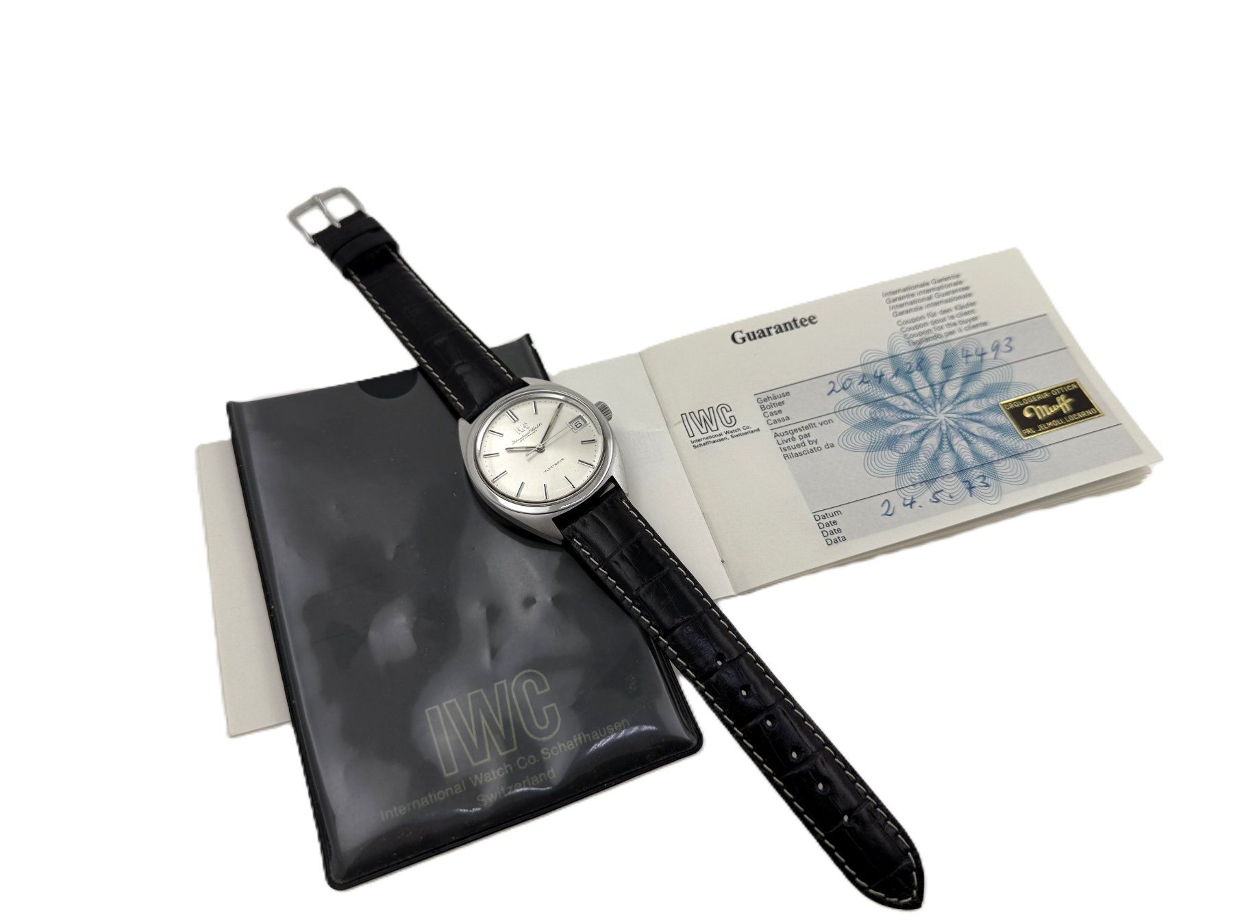 IWC Orologi: IWC Electronic Uhr mit Papieren von 1973 – Usato da Arni AG venduto da magnetKRAFT 8