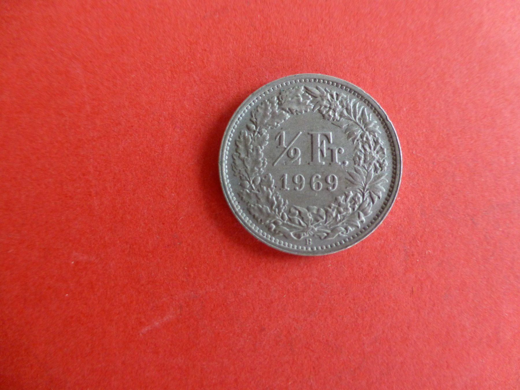 Tutti le monete: 1/2 Fr. 1969 zahl Seite Matt – Usato da Bettlach venduto da 1saurer