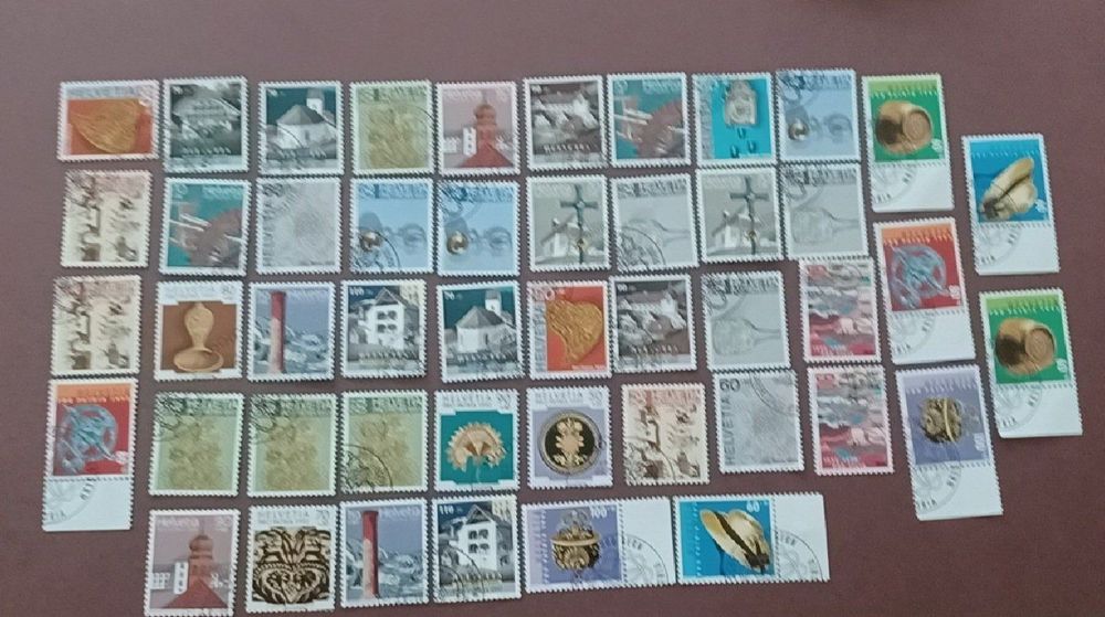 Suisse 1953 Pro Patria – Timbres Oblitérés Série 580-584 Complète, Collection Philatélie