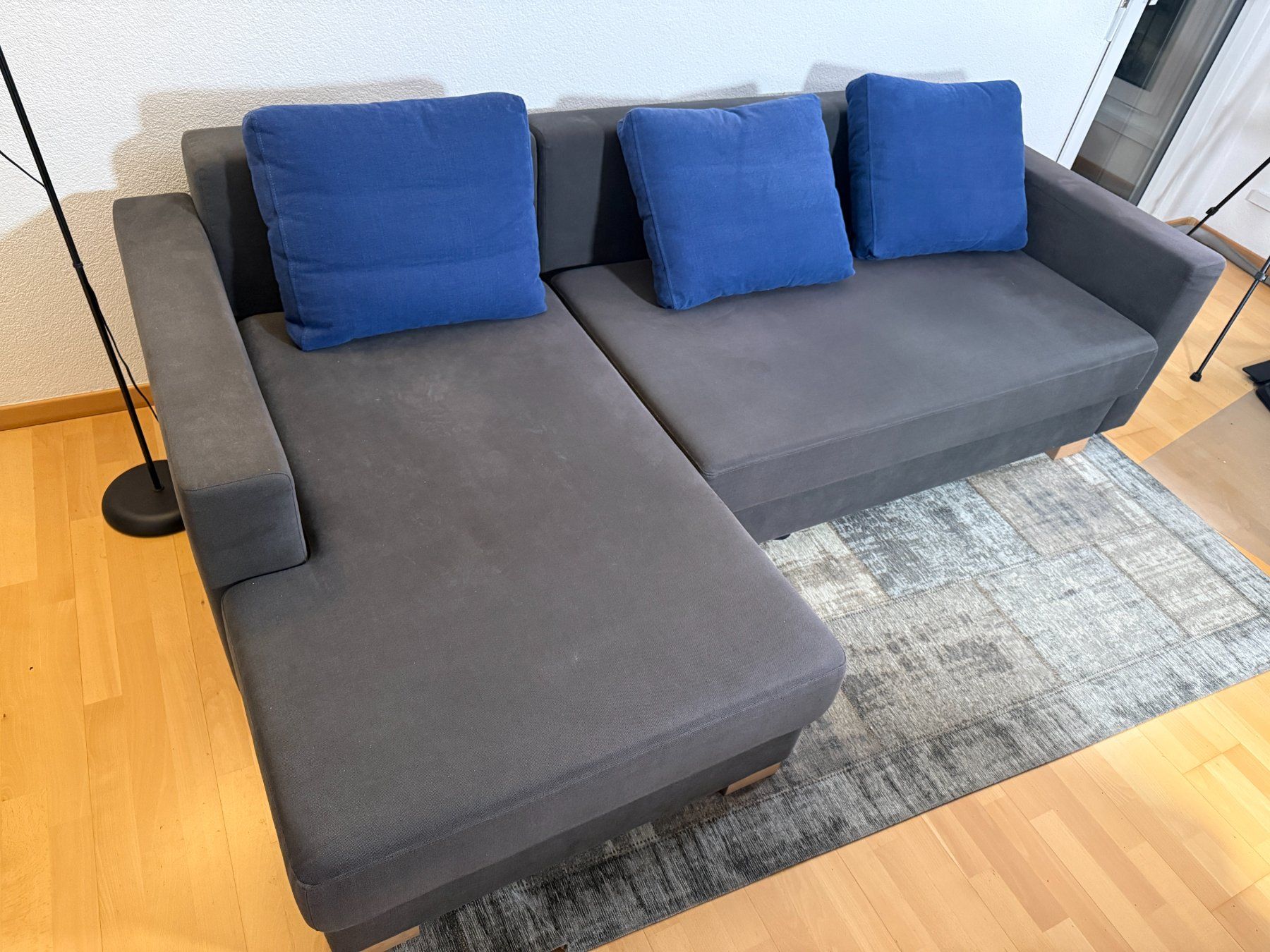 Allnatura Sofas: Allnatura Schlafsofa Loop, Recamiere links, anthrazit – Gebraucht aus Zürich von jan_t5gx 3