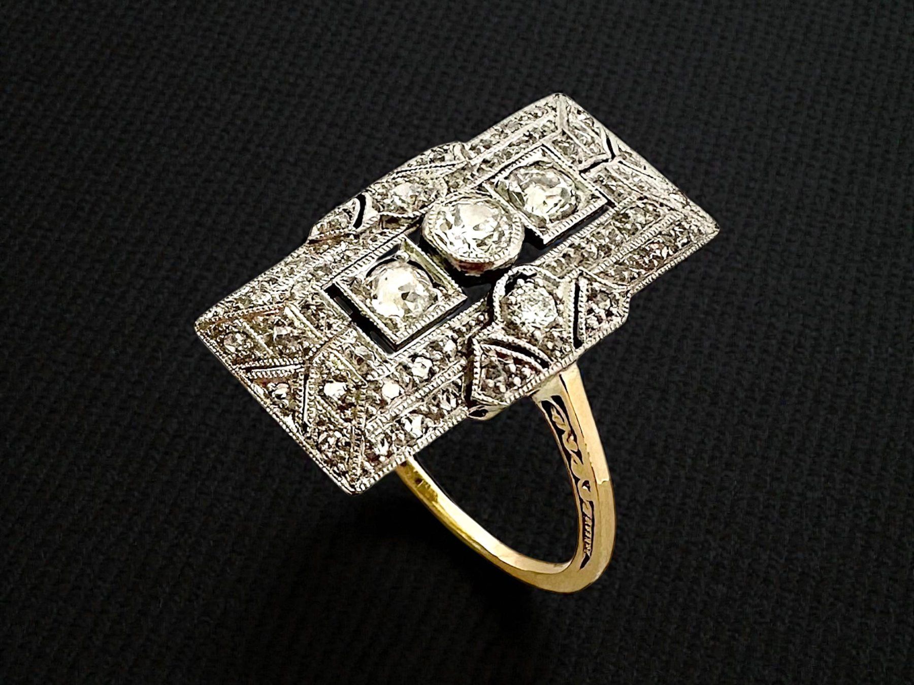 Anelli: Art Déco - Diamant - Ring um 1920 – Usato da Zuzwil SG venduto da artimmo 4