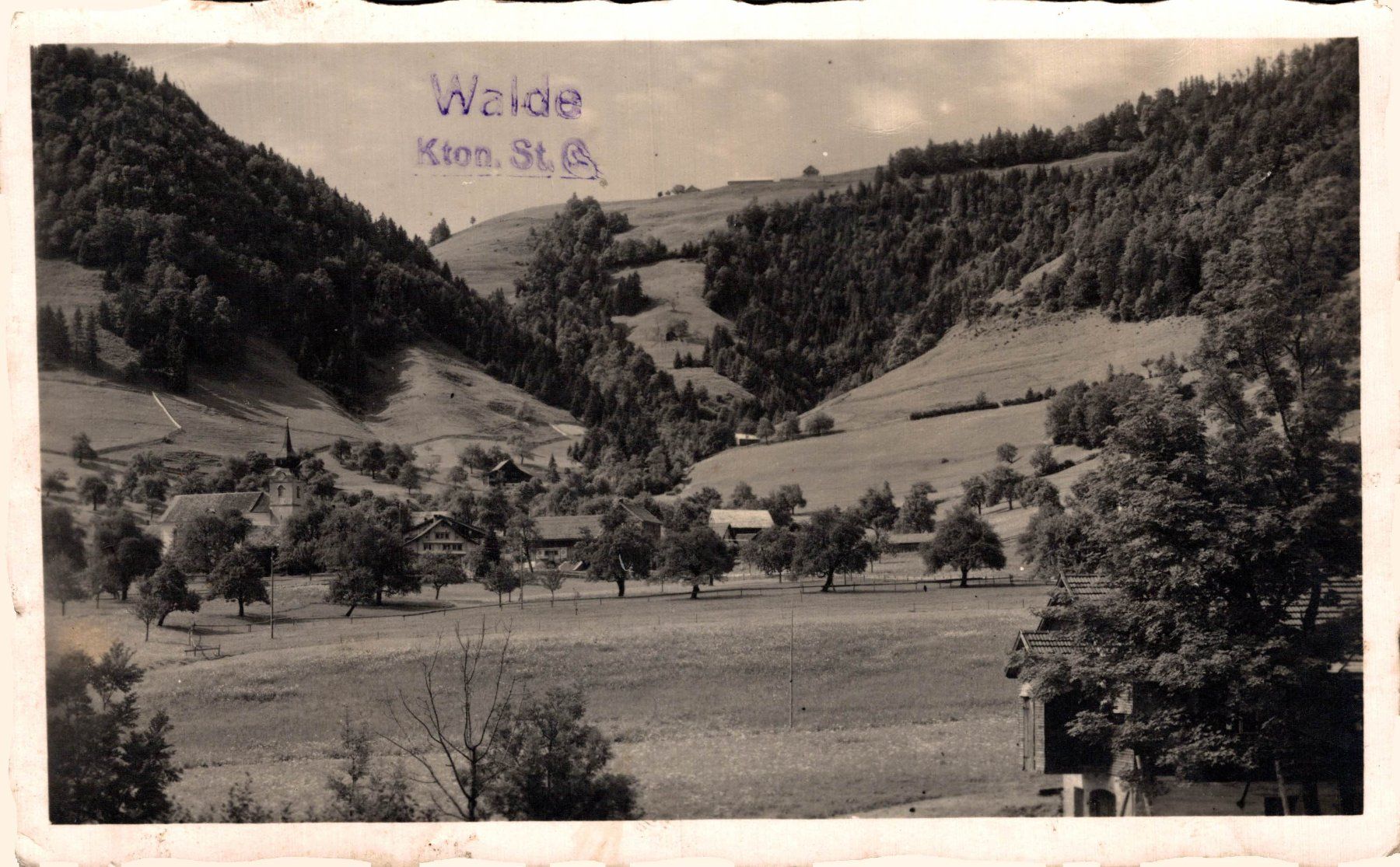 Cartes postales: Walde, Kanton St. G. – D'occasion à Bronschhofen par Astore