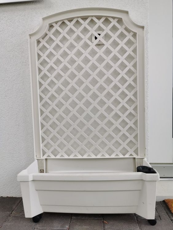 Blumenkasten mit Rankgitter (Spalier) Kunststoff Kaufen auf Ricardo