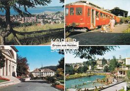Gruss aus Heiden (4 Ansichten, mit Eisenbahn) /aw