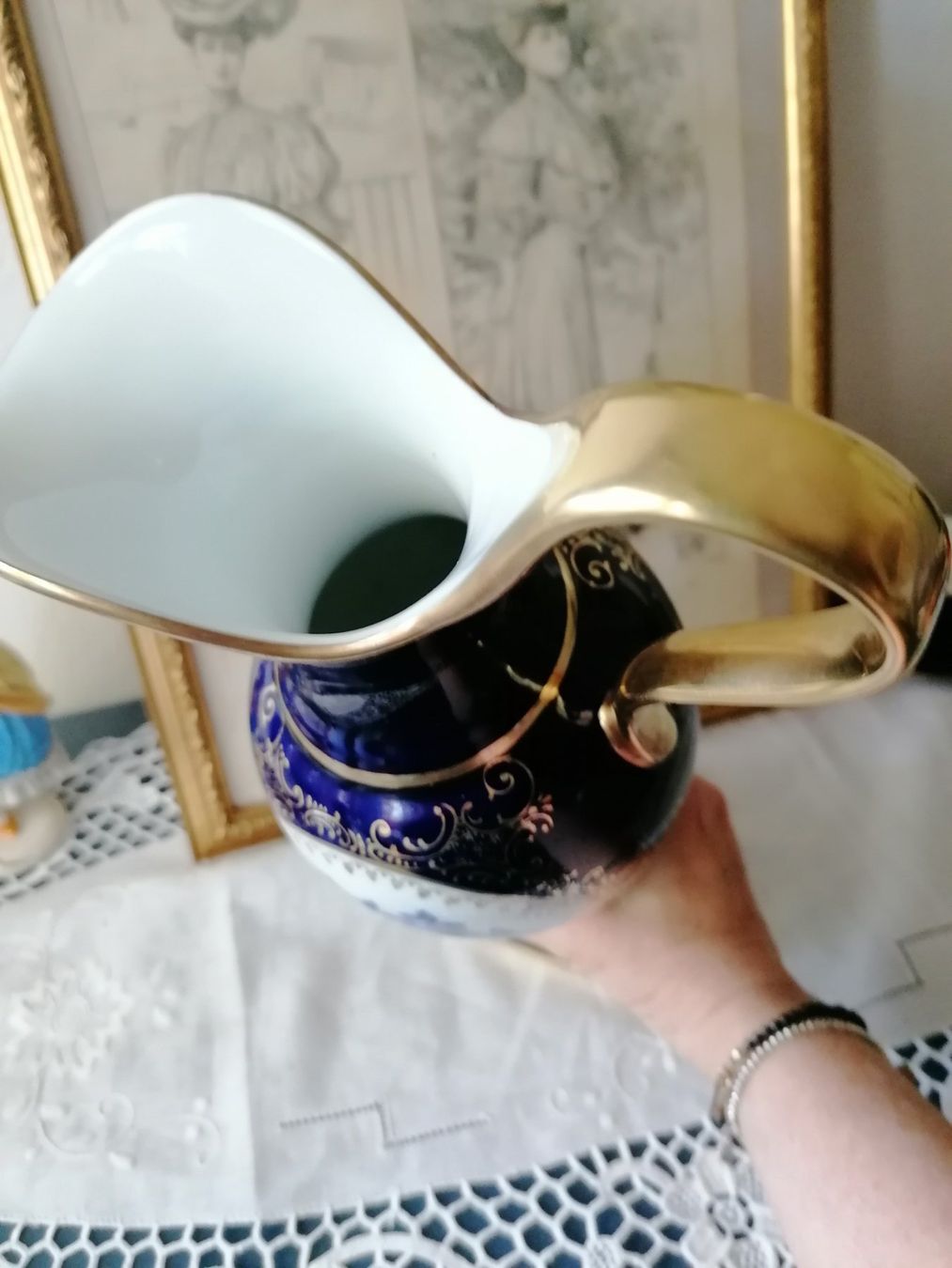 KPM Vasen & Gefässe: Kobalt Krug Vase, Royal KPM – Gebraucht aus Aegerten von Jos_zem 5