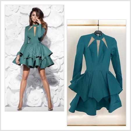 Lou Kleid, Gr. XS, Grün, festlich, super Zustand!