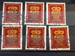 1945, Gedenkmarken zur Geburt des Erbprinzen, FL207 gestemp
