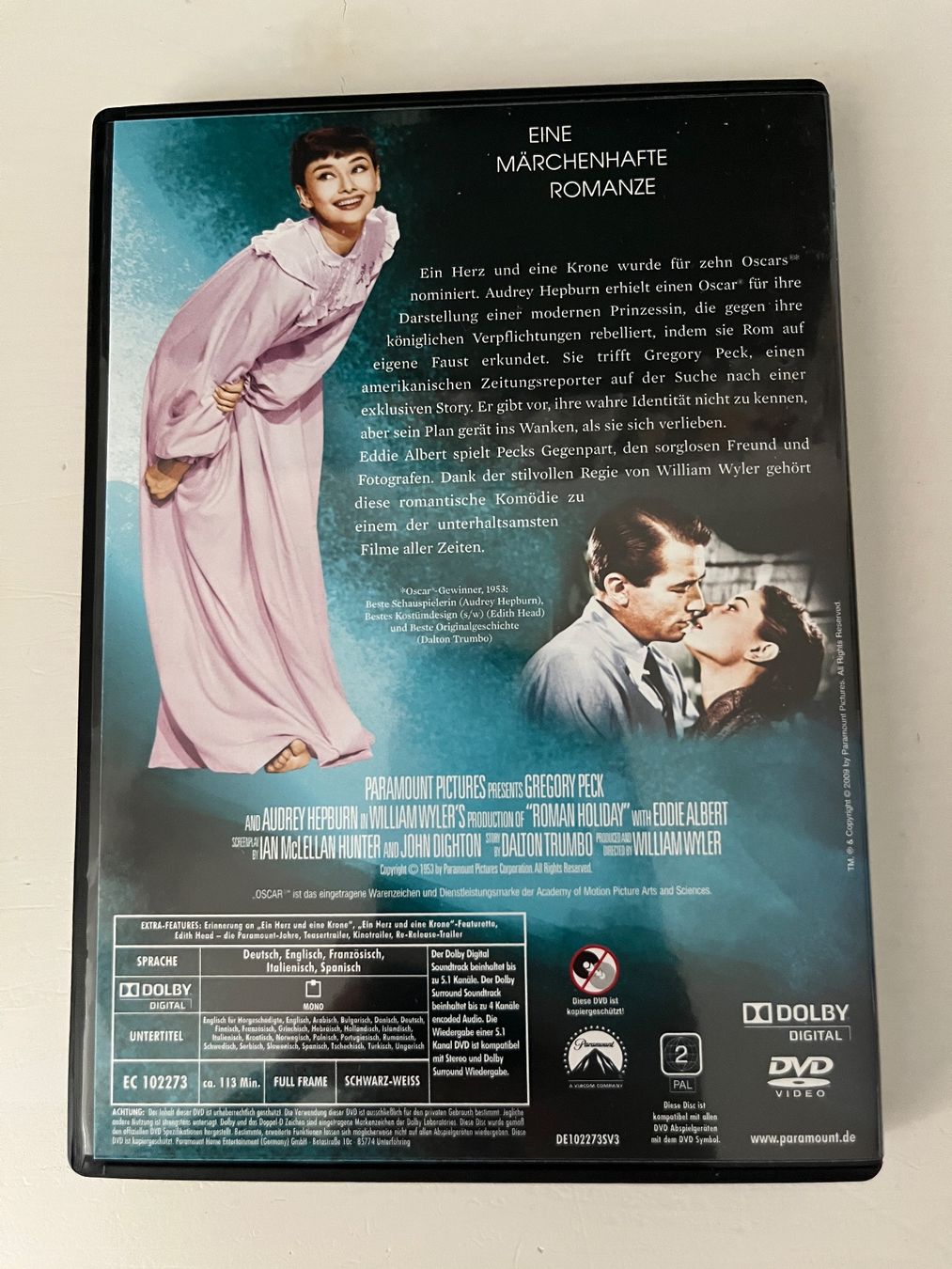 Alle DVDs: Ein Herz und eine Krone DVD - Audrey Hepburn, Gregory Peck – Neu (gemäss Beschreibung) aus Sierre von black.box 1