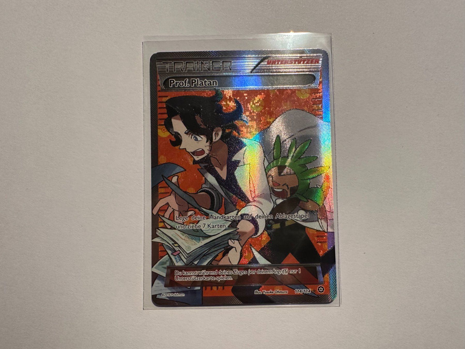 Pokémon Carte collezionabili: Prof. Platan Steam Siege XY Trainer Fullart DE – Usato da Hagendorn venduto da Pokecollectorch
