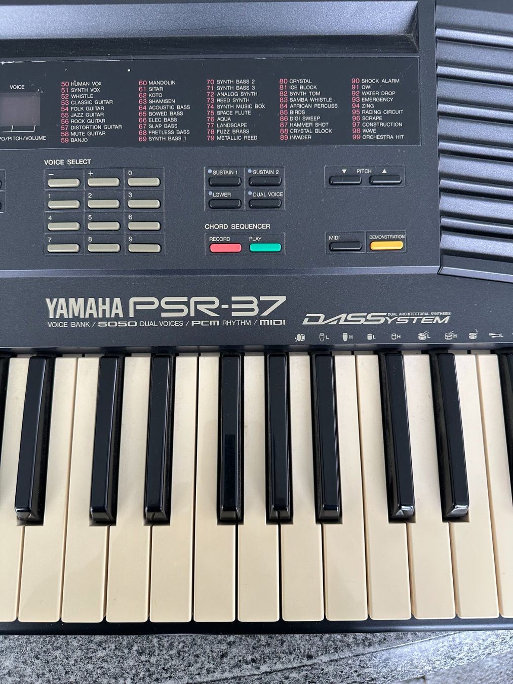Yamaha Musikinstrumente: YAMAHA PSR-37 – Gebraucht aus Aedermannsdorf von football99 1
