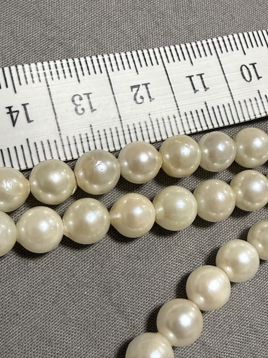Perles (synthétiques): Kette mit Perlen Akoya  – D'occasion à Oberhof par RealStone 2