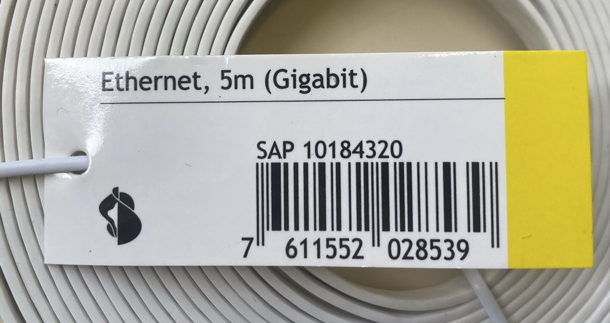 Swisscom Cavi: Lot de 10 câbles ethernet 5 m – Nuovo (secondo la descrizione) da Ollon VD venduto da dav_l7zv 1