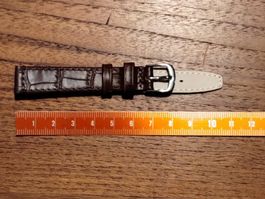 14mm Bracelet de montre en cuir