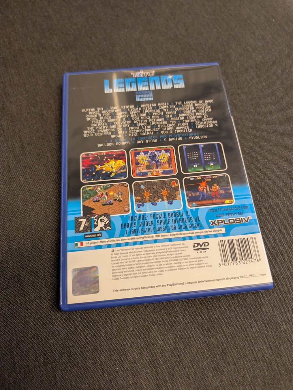 Giochi: Taito legends 2 Sony playstation 2 – Usato da Giubiasco venduto da Ticinerd 1