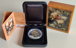 (3) 1 oz Chinese Dragon aus Dragons of Legend / Tuvalu