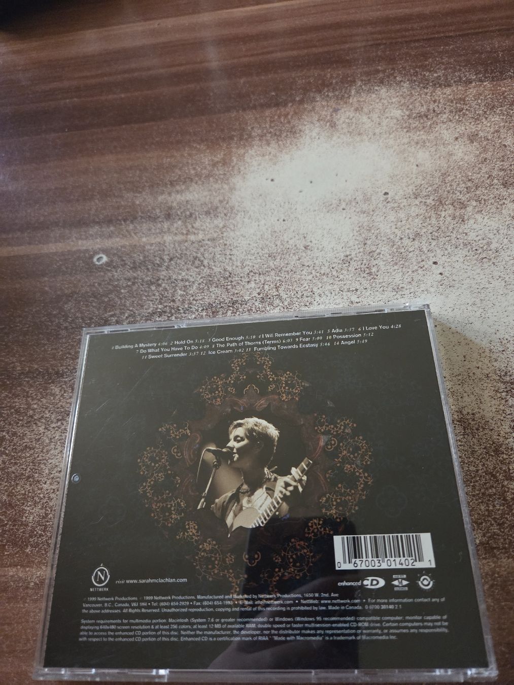 CD: Sarah McLachlan - Mirrorball – Usato da Wattenwil venduto da Mage66 1