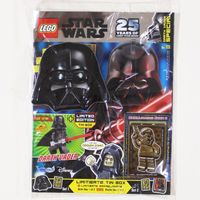 25Jahre LEGO STAR WARS Magazin Darth Vader Minifigur TinBox