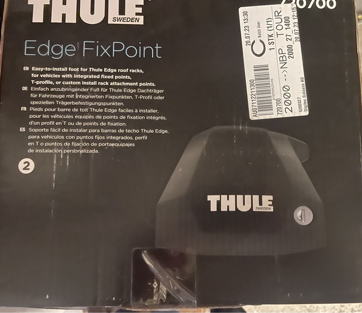 Thule Portapacchi: Thule Dachträger neu – Nuovo e nell'imballaggio originale da Ebmatingen venduto da VeMa11