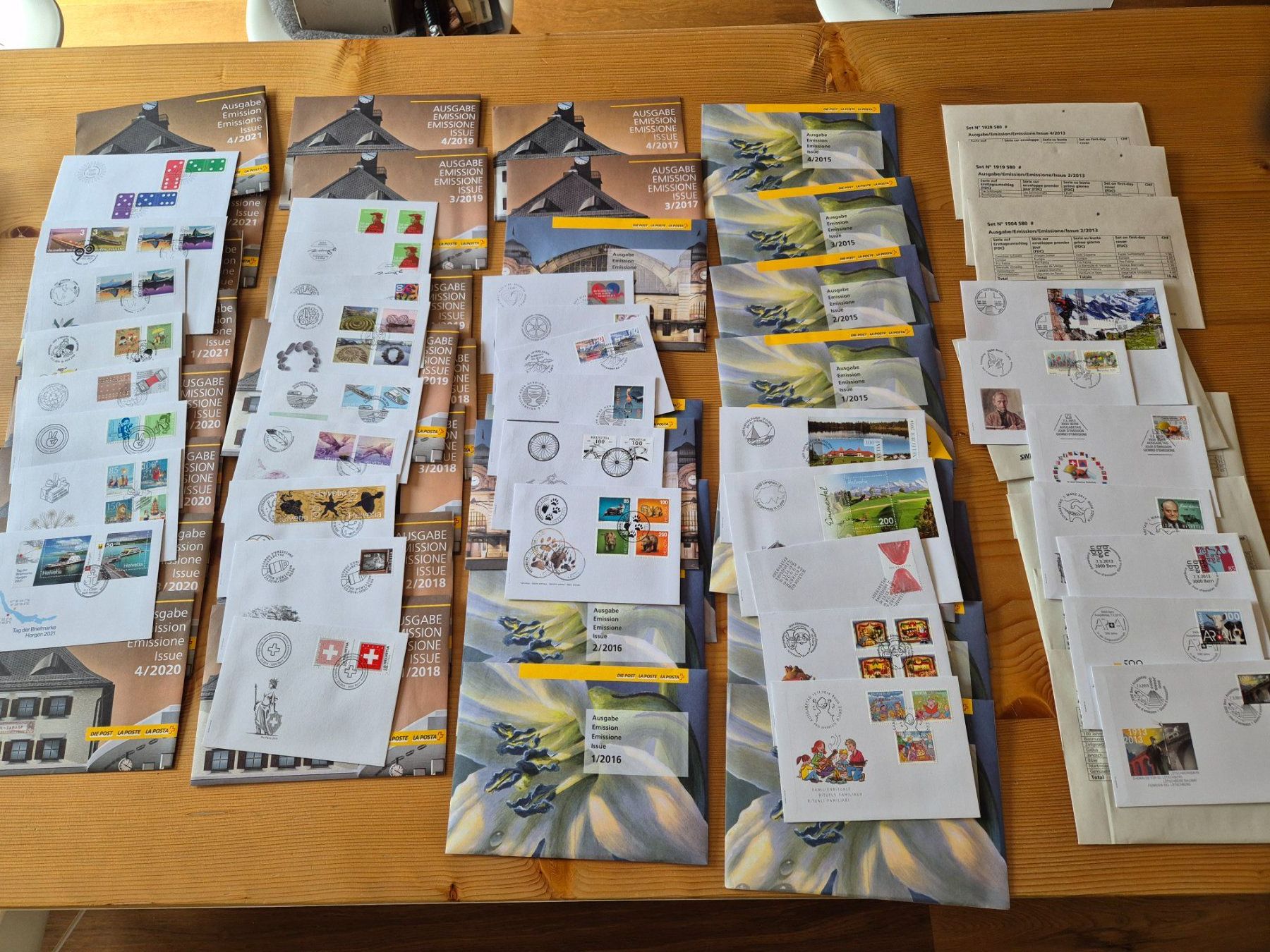 Tutti i francobolli: CH-FDC in Original Verpackung 2012-2021 gem. Bilder – Usato da Oberuzwil venduto da ceeg7 4
