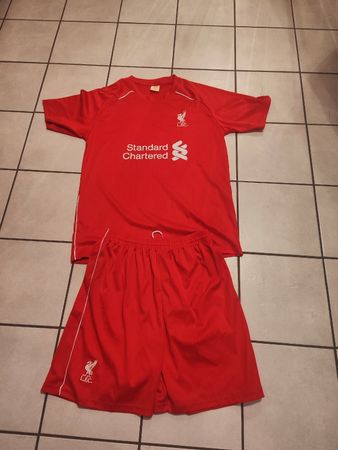 Fussball Trikot und Hosen Set FC Liverpool 2XL Rot