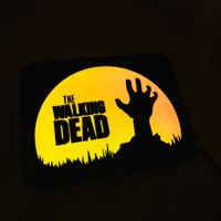 Lightbox lumière led walking dead