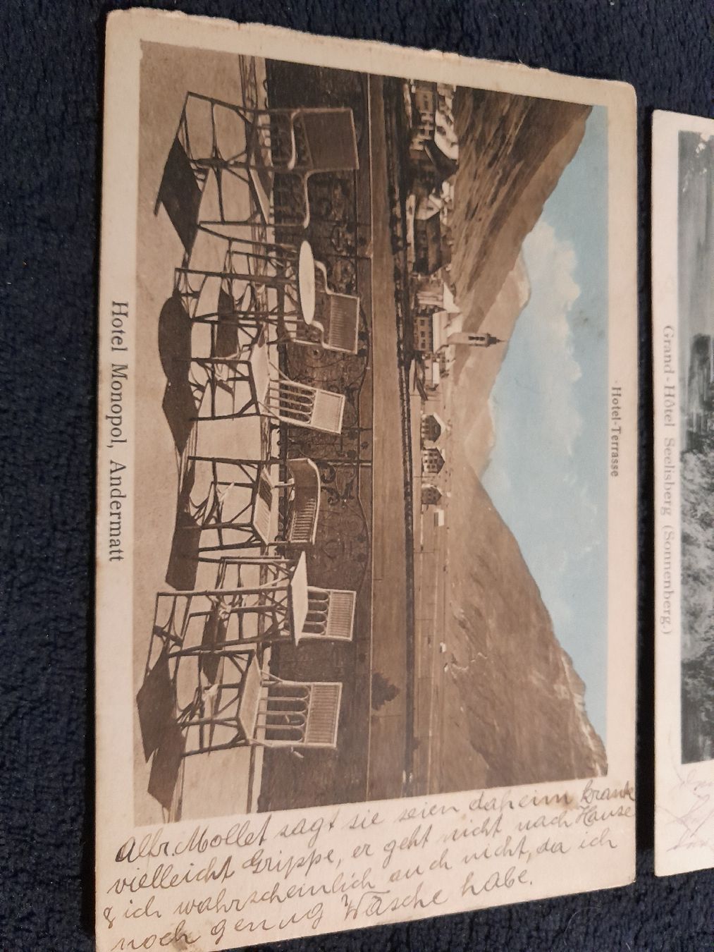 Ansichtskarten: 3 uralte Ansichtskarten Hotel Schweiz  – Gebraucht aus oekingen von beauty1964 3