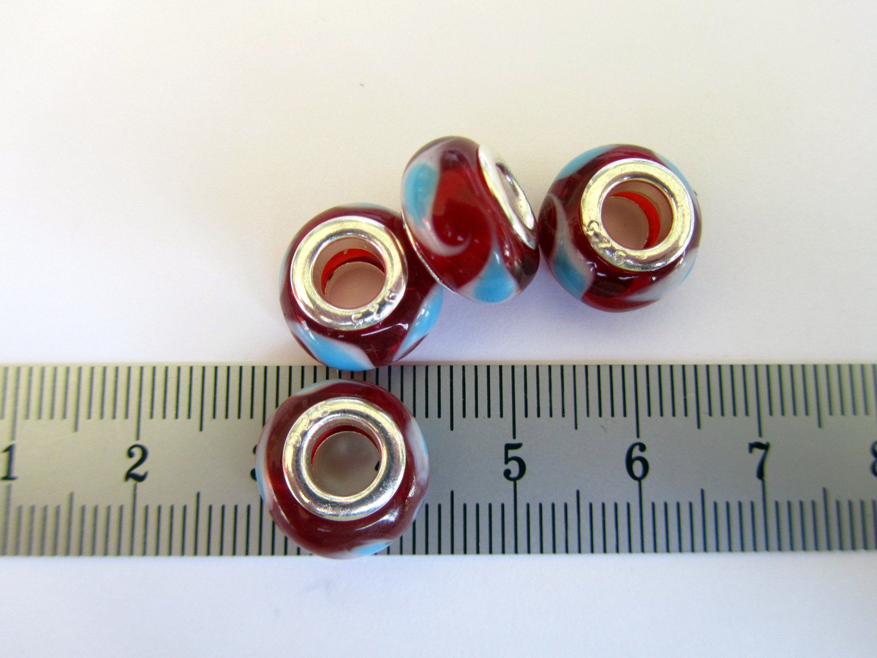 Perlen (unechte): Lampwork Glasperle, Glass Bead – Neu (gemäss Beschreibung) aus Langenthal von flowersNbirds 1