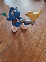 Schtroumpf vintage – fusil & oiseau (Bully / Peyo)