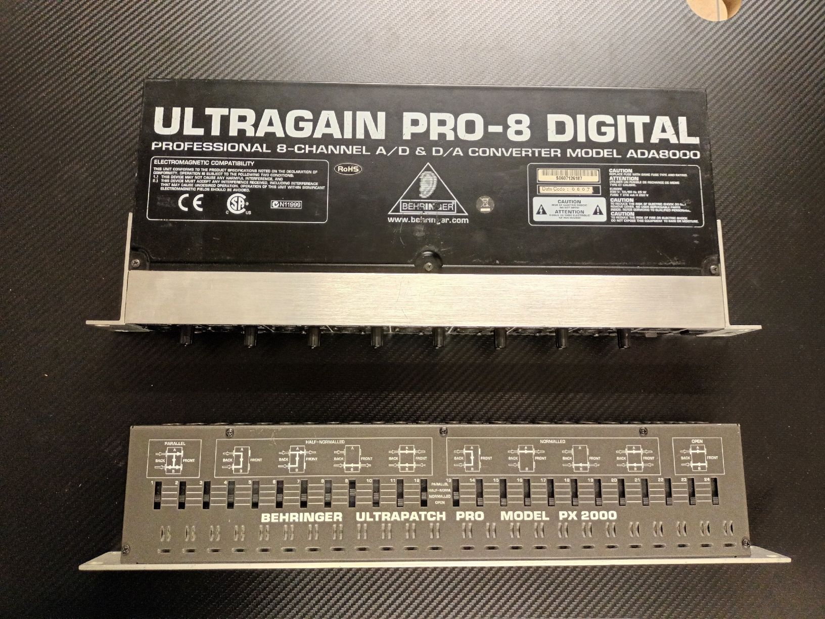 Console di mixaggio: Behringer Ultragain Pro-8 ADA8000 + Ultapatch PX 2000 – Difettoso da Caneggio venduto da matte123 3