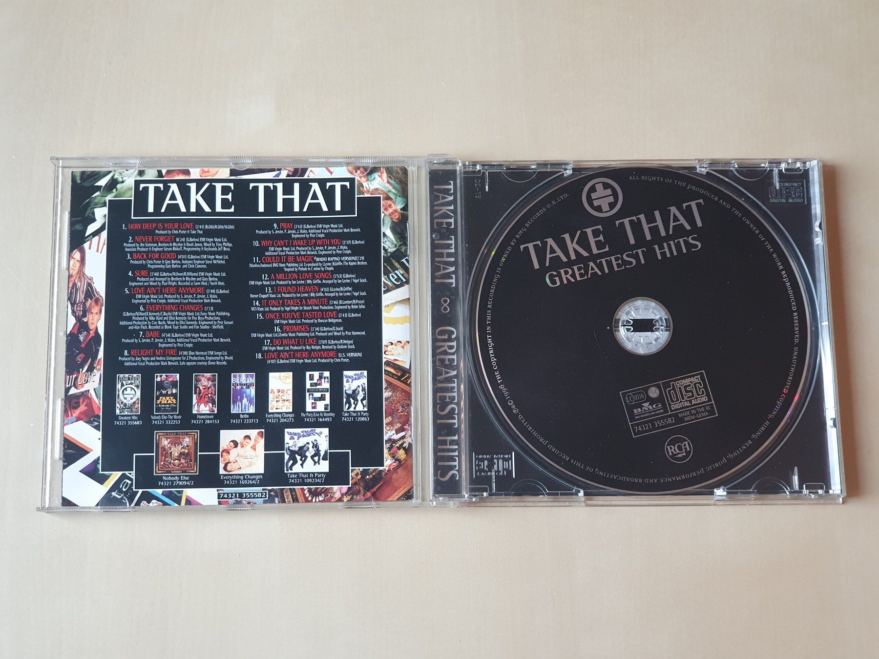 CDs: Take That Greatest Hits – Gebraucht aus Stansstad von collectorsshop 2