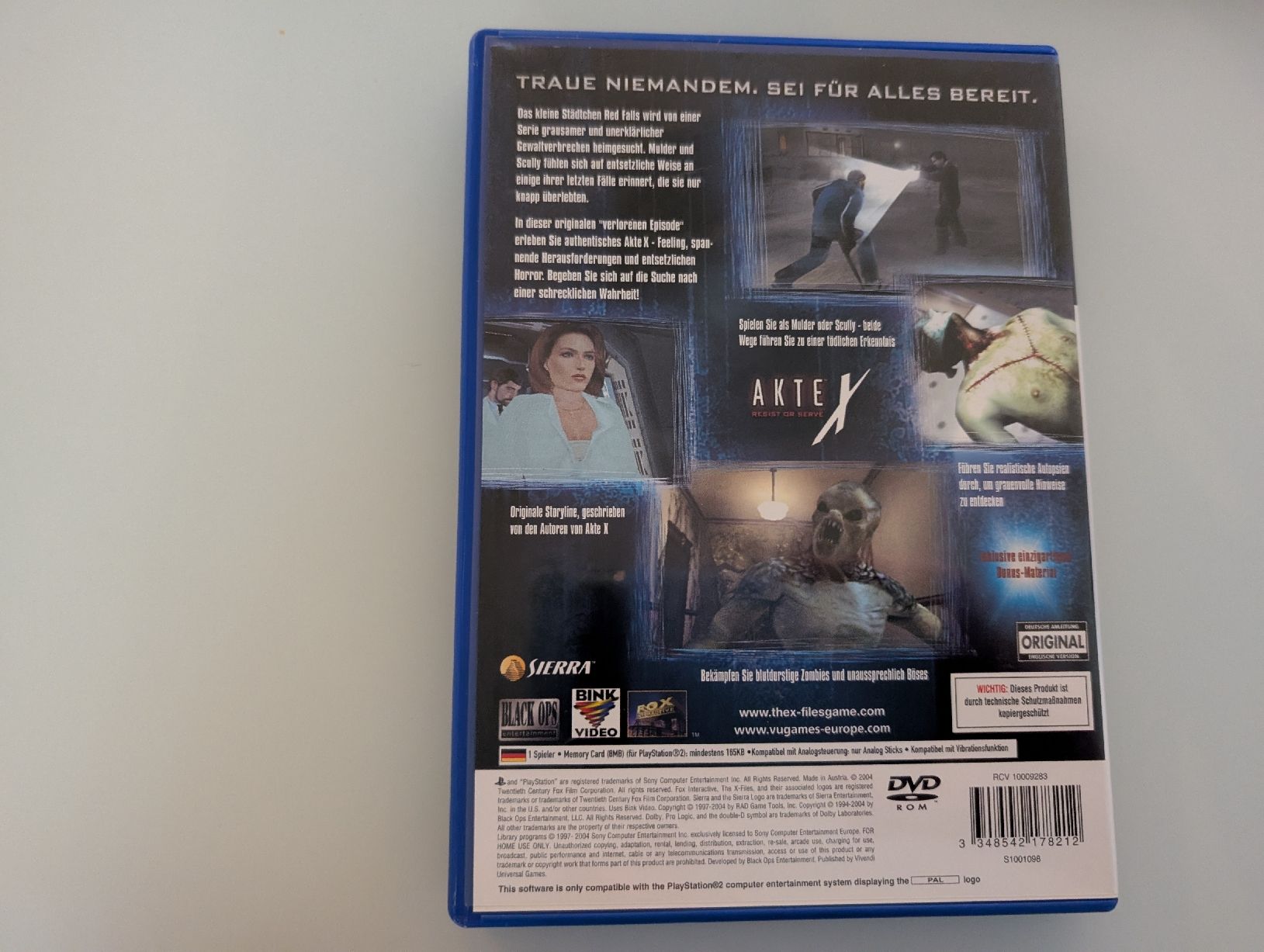 Sony Giochi: AKTE X Resist or Serve (PS2) – Usato da Winterthur venduto da sax8400 2
