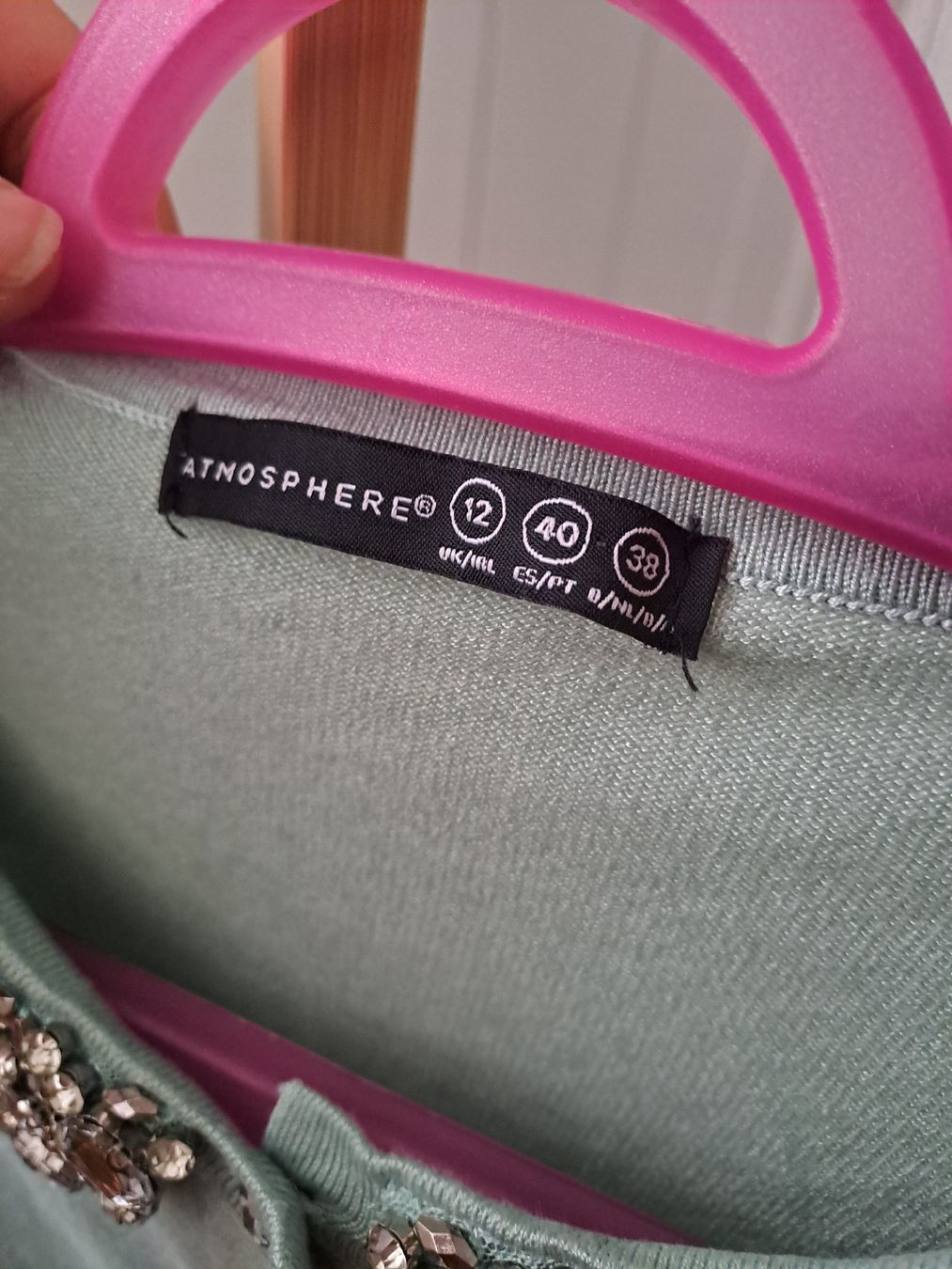 Jacken: Strickjacke Atmosphere Grösse 38 mintgrün  – Gebraucht aus Rickenbach LU von bishiida 2