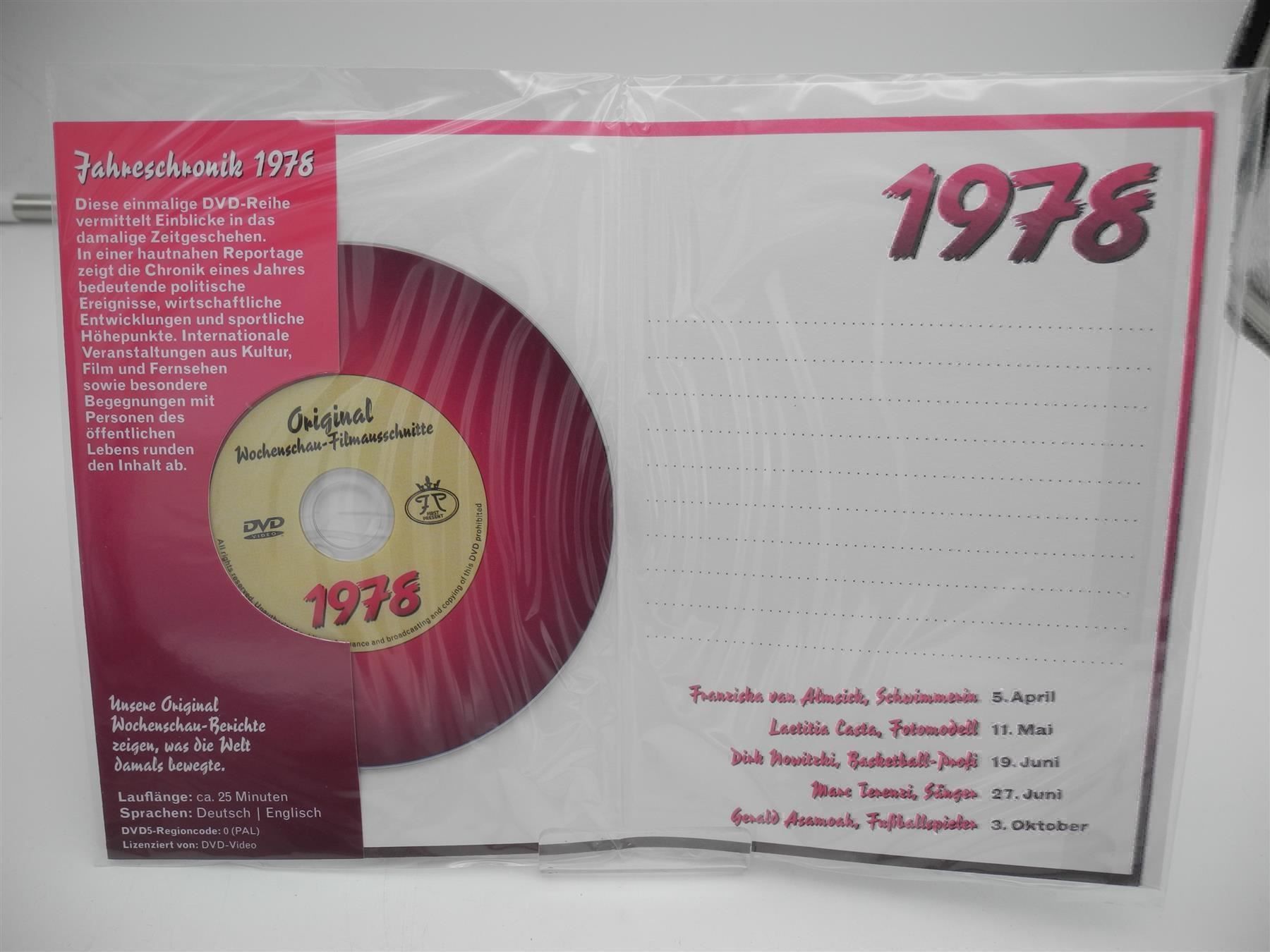 Karten: Geburtstagskarte mit CD, Jahr 1978 – Neu und originalverpackt aus Kottwil von Crazyrolf 2