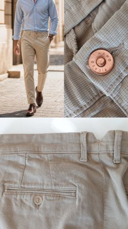 Rare ! Elégant pantalon neuf Handpicked (W33)