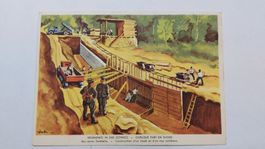 Schweizer Armee Postkarte Grenzbesetzung 1939 /40